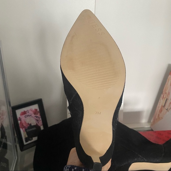 Brand new Guess -lace over the knee heeled boots -7 - Picture 6 of 10